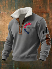 Men's This Is Our God Family Country Freedom 31 Printed Sweatshirt