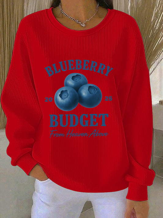 Women's 'Red White & Blueberries' sweatshirt