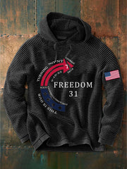 Men's This Is Our God Family Country Freedom 31 Printed Hoodie