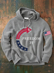Men's This Is Our God Family Country Freedom 31 Printed Hoodie