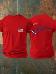 Men's Charlie Kirk Turning Point USA Trump Commemorative T-Shirt