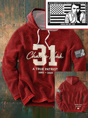 Men's Freedom True Patriot Memorial Printed Hoodie