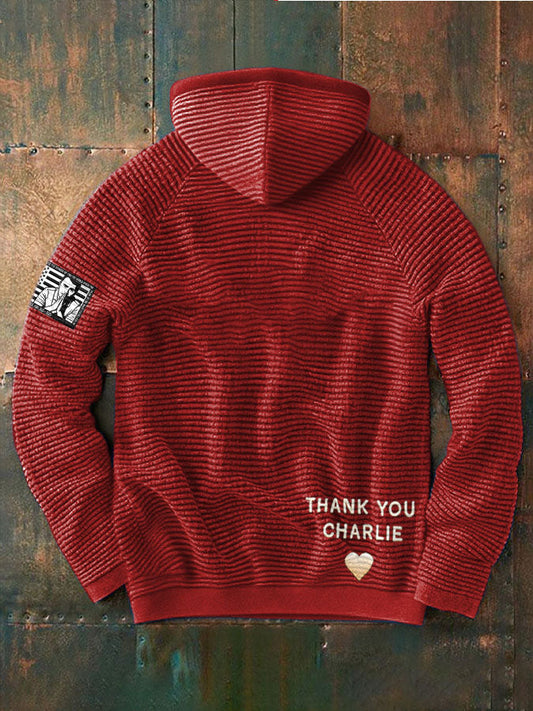 Men's Freedom True Patriot Memorial Printed Hoodie