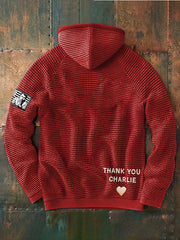 Men's Freedom True Patriot Memorial Printed Hoodie