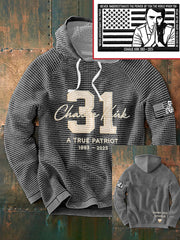 Men's Freedom True Patriot Memorial Printed Hoodie