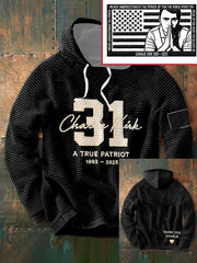 Men's Freedom True Patriot Memorial Printed Hoodie