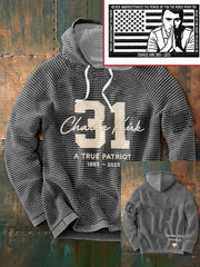 Men's Freedom True Patriot Memorial Printed Hoodie