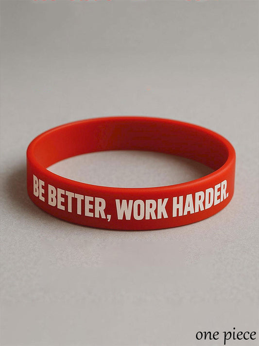Work Harder Be Better Memorial  Bracelet