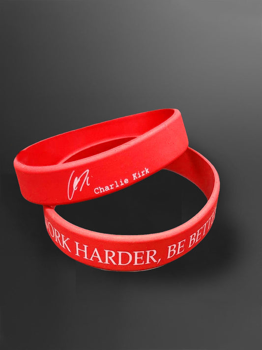 Work Harder Be Better Memorial  Bracelet