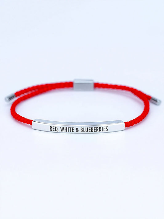 Red, White & Blueberries bracelet
