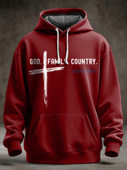 Men's Charlie Kirk Oversized Drop-Shoulder Hoodie