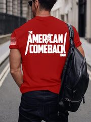 Men's Limited Edition Charlie Kirk US Comeback Tour Shirt T-shirt