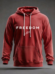 Men's Freedom Patriot Printed Hoodie