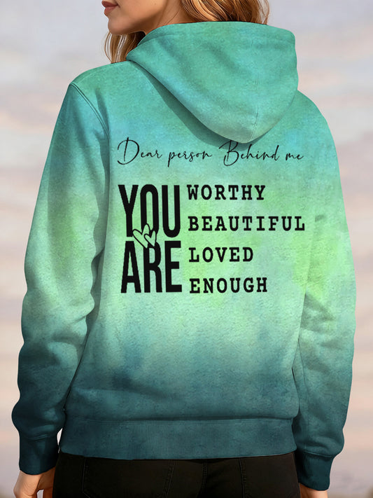 Women's Dear Person Behind Me Printed Sweatshirt